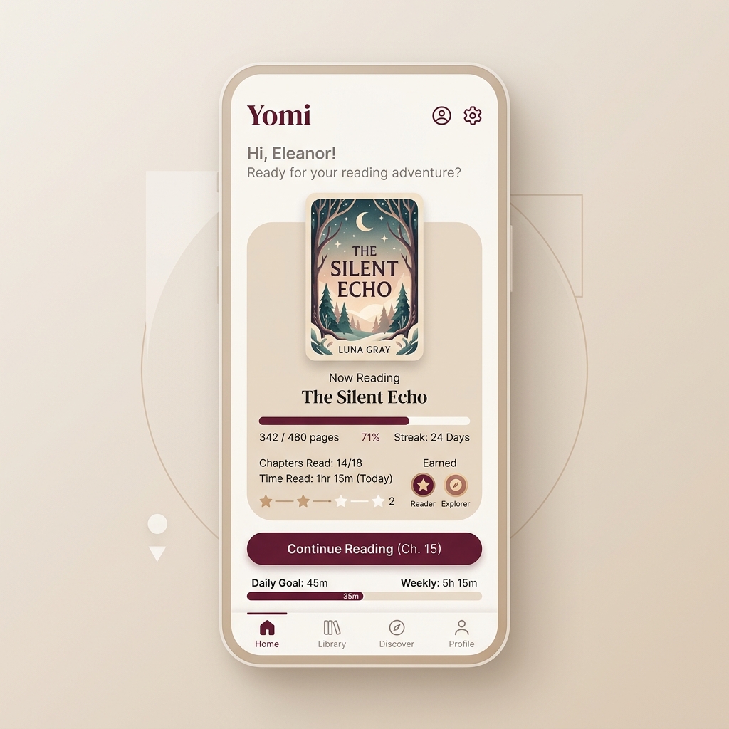 Yomi, application de lecture